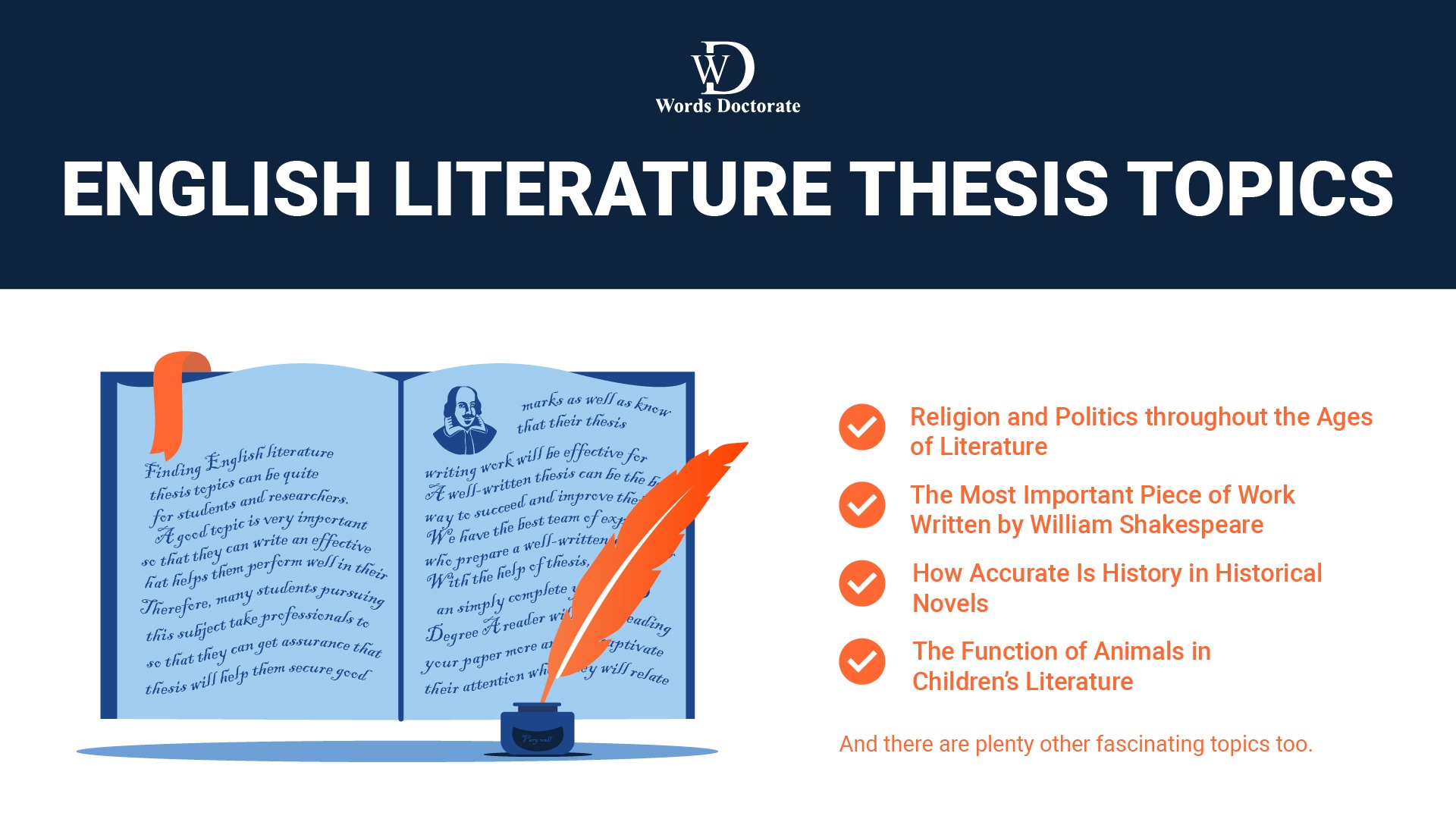 thesis topics for books
